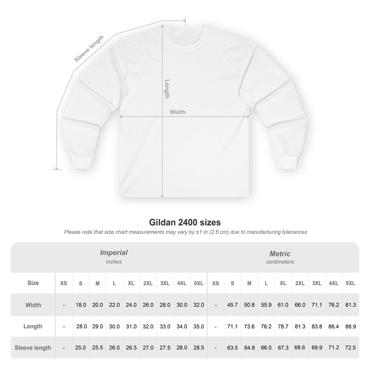 1776 CRUSADER LONG SLEEVE - 100% Cotton - Unisex