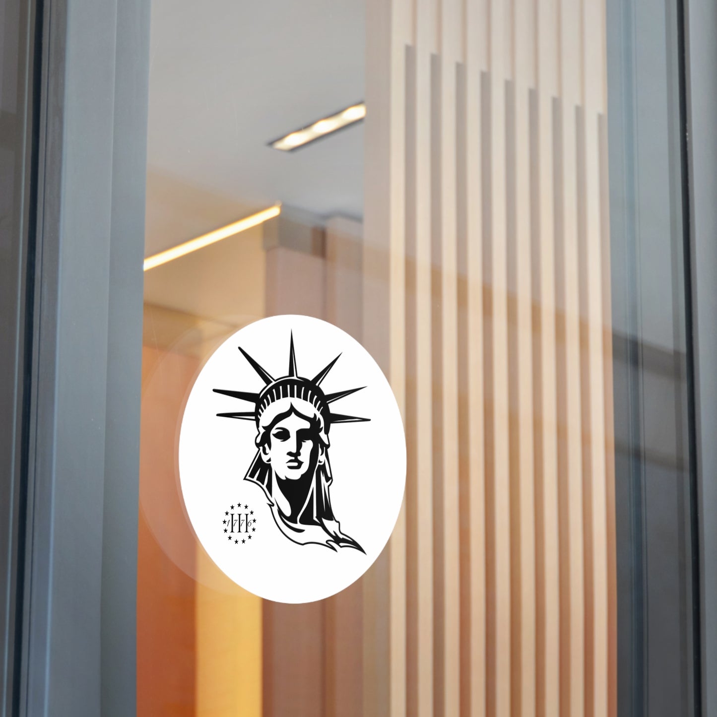 LIBERTY - Round Vinyl Sticker