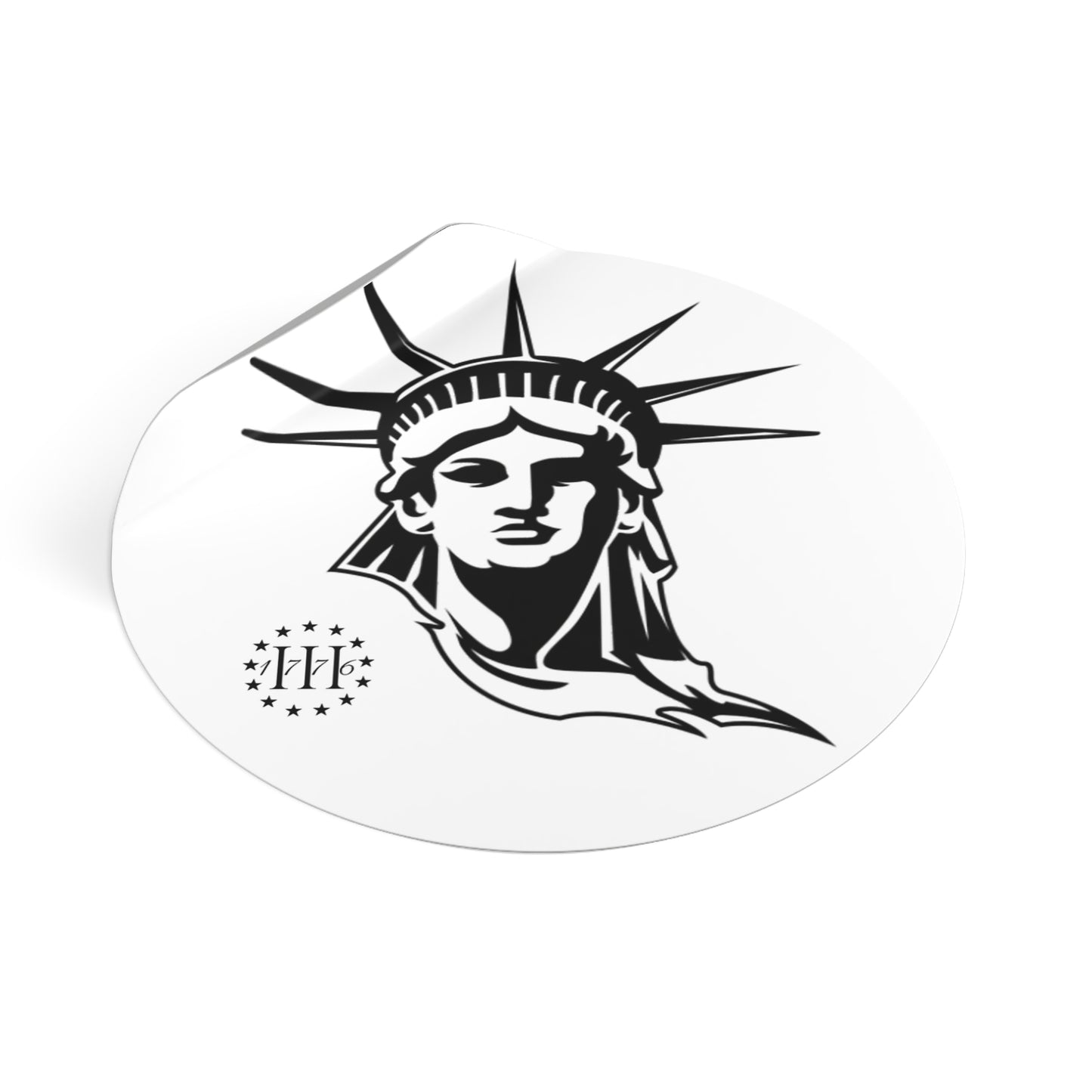 LIBERTY - Round Vinyl Sticker