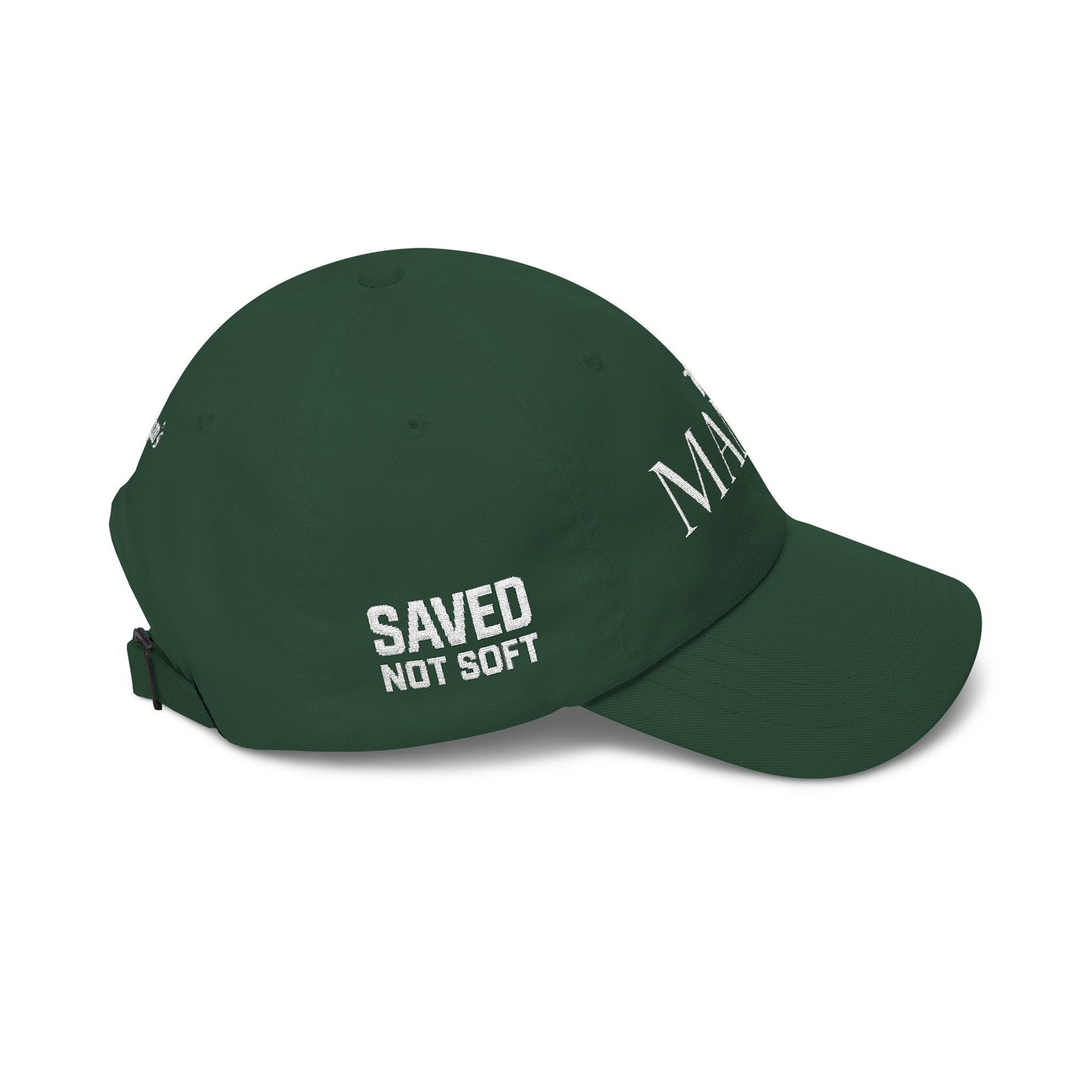 SAVED, NOT SOFT MAMA - Embroidered - 100% Cotton - Unisex