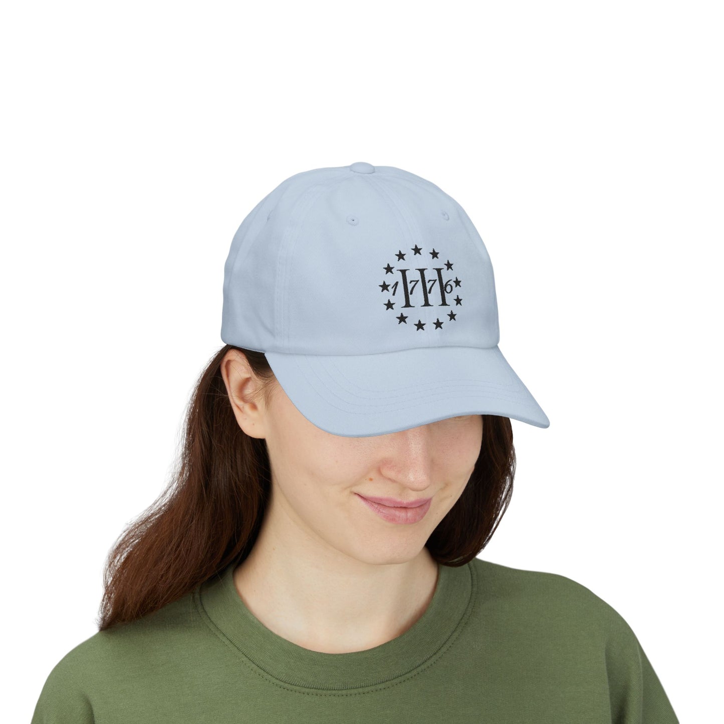 1776 DAD CAP - Embroidered - 100% Cotton - Unisex