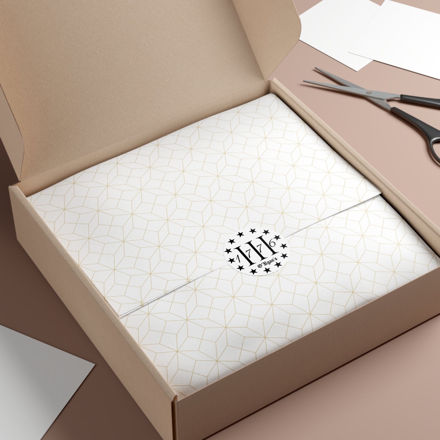 1776 - Round Vinyl Sticker