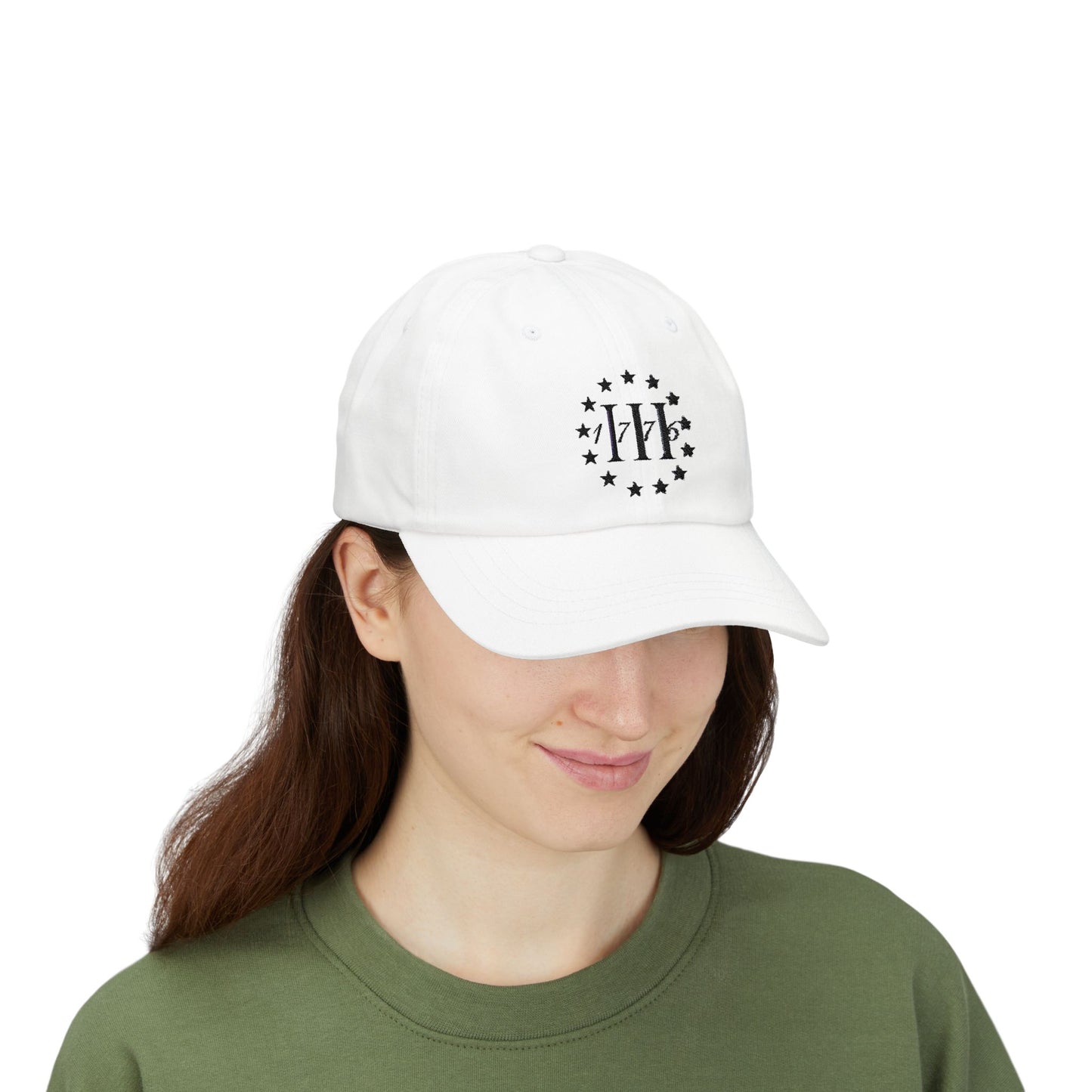 1776 DAD CAP - Embroidered - 100% Cotton - Unisex