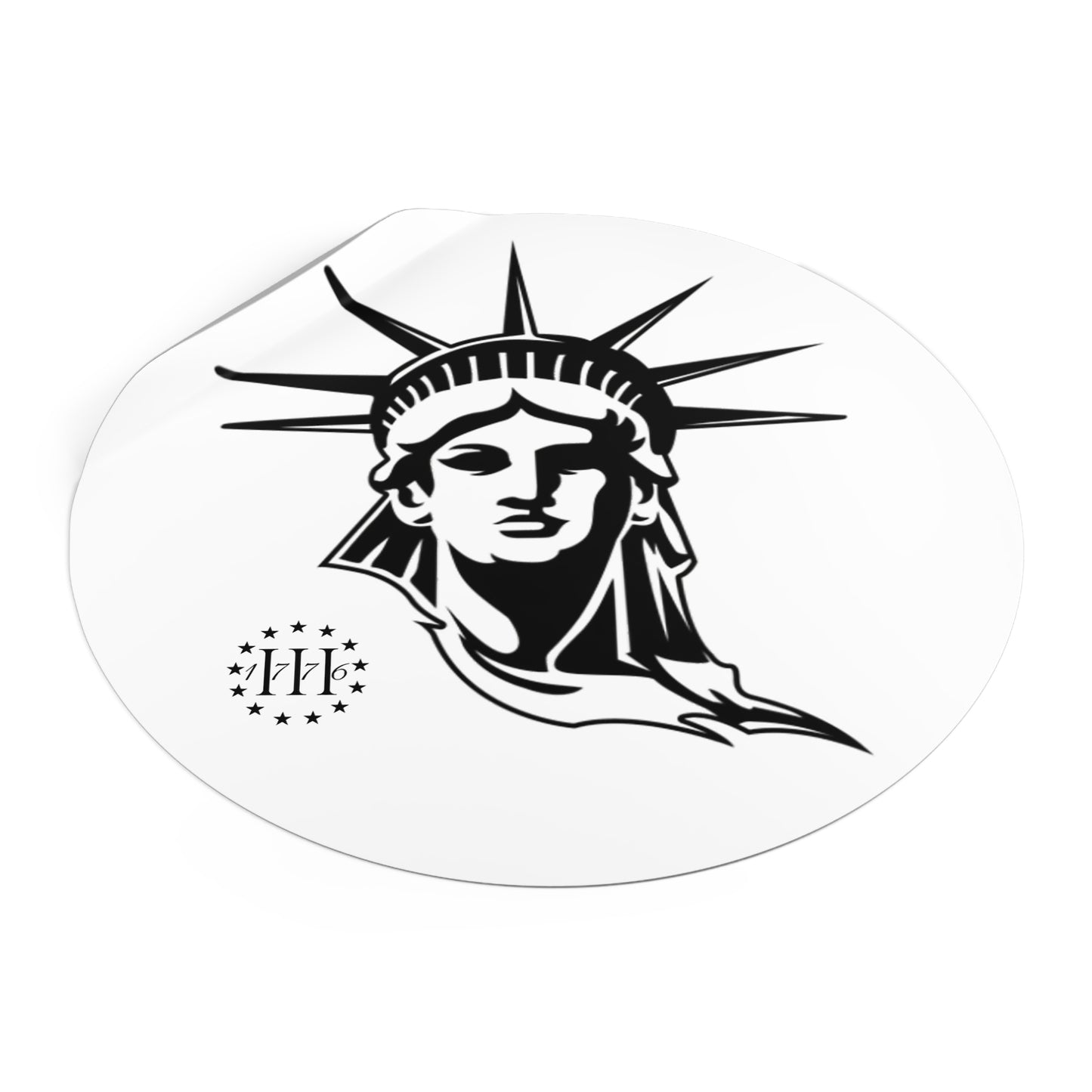 LIBERTY - Round Vinyl Sticker