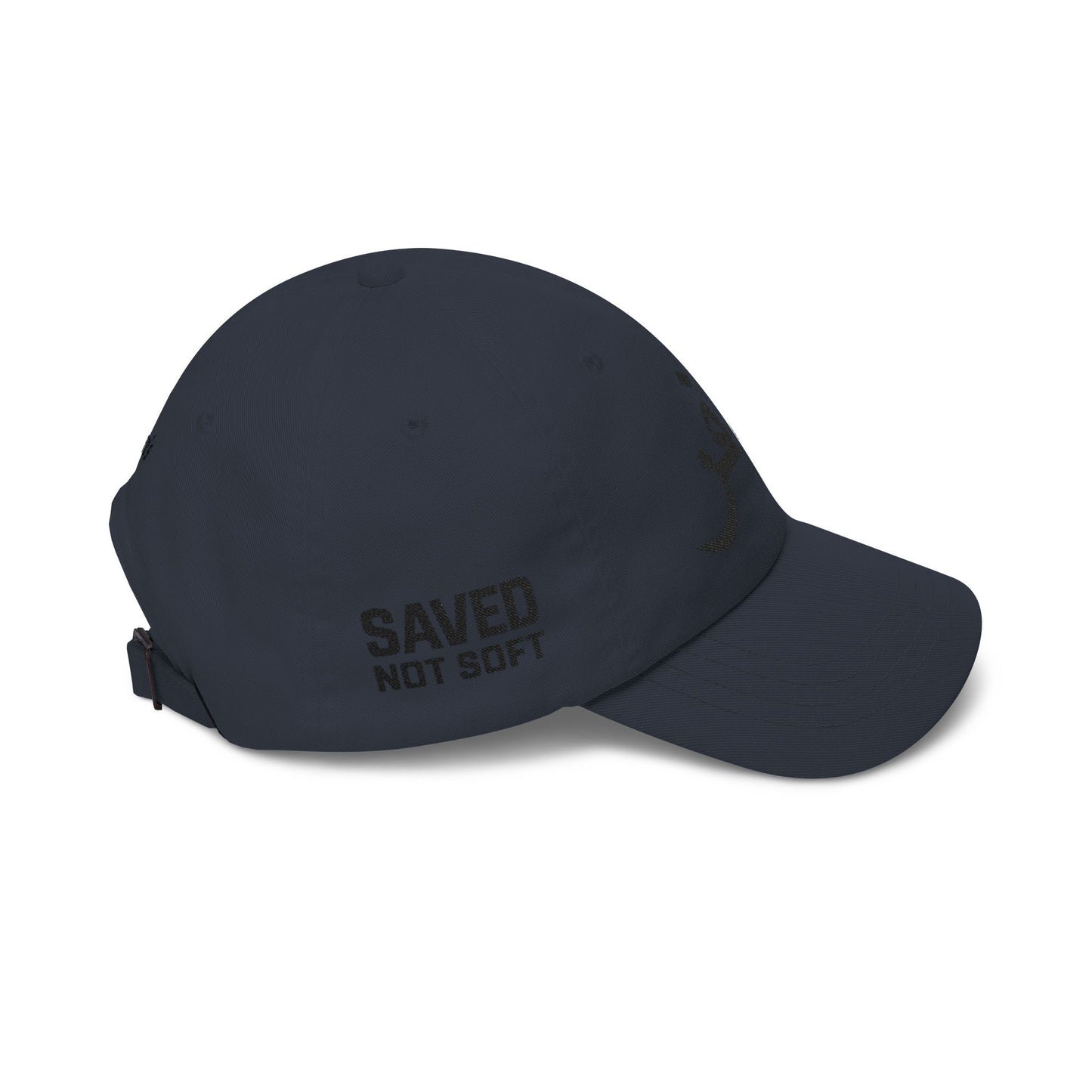 SAVED, NOT SOFT INFIDEL - Embroidered - 100% Cotton - Unisex