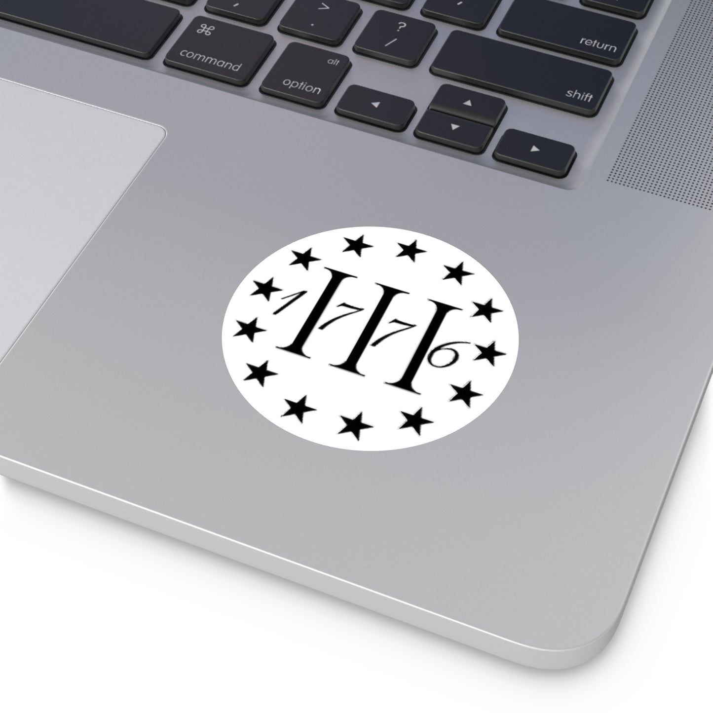 1776 - Round Vinyl Sticker