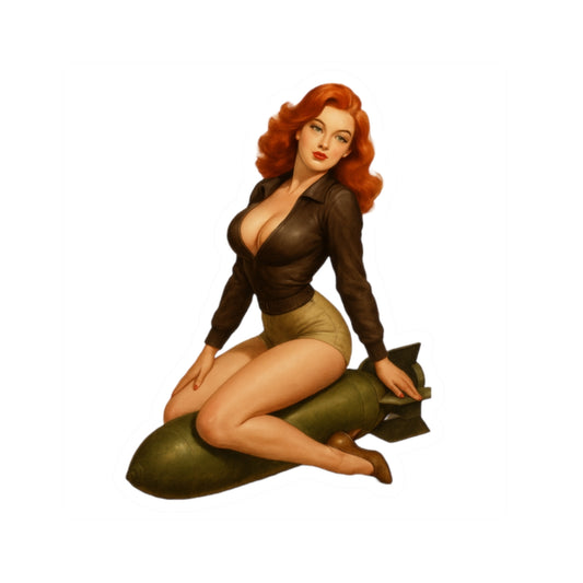 BOMBER BABE - Sticker