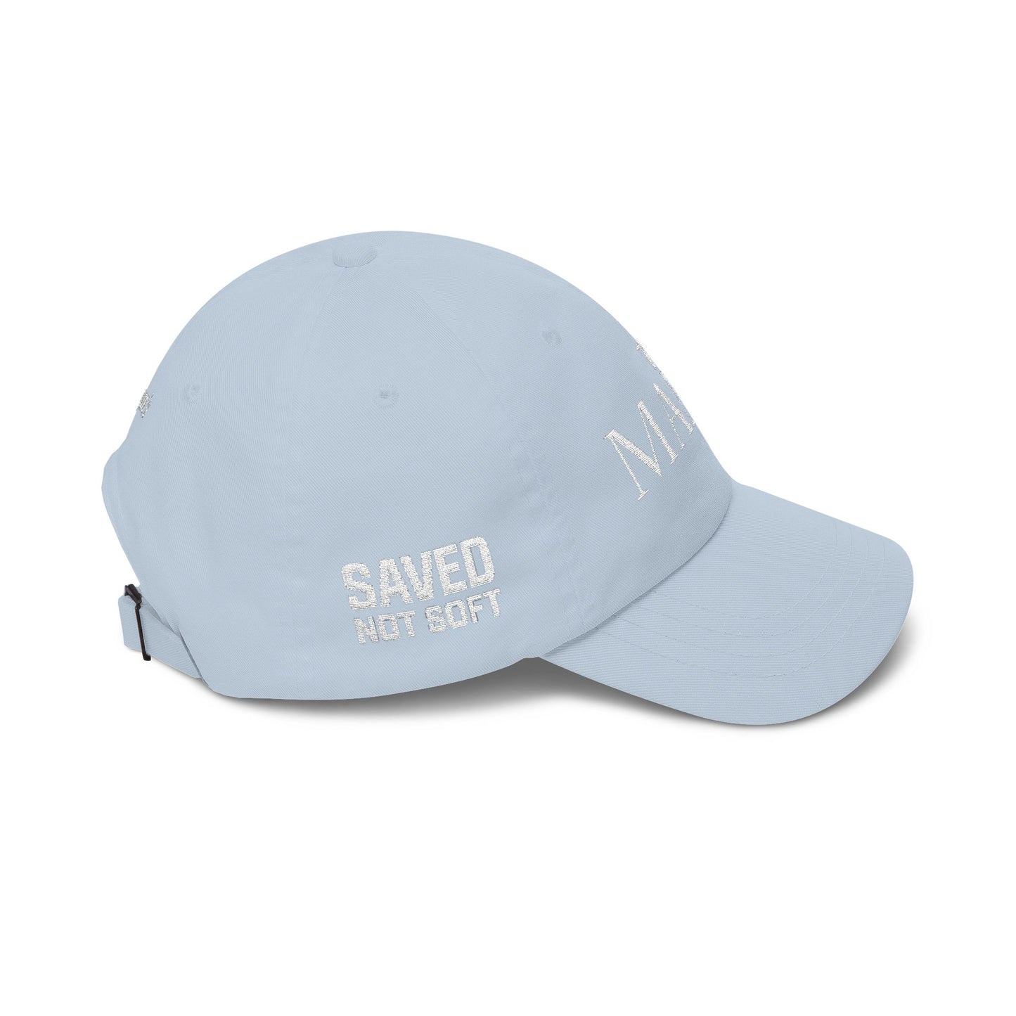 SAVED, NOT SOFT MAMA - Embroidered - 100% Cotton - Unisex