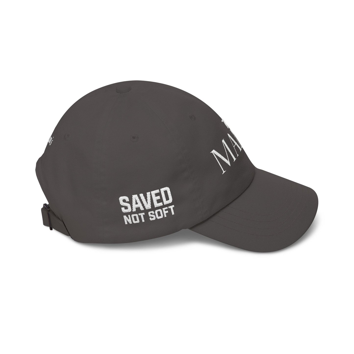 SAVED, NOT SOFT MAMA - Embroidered - 100% Cotton - Unisex