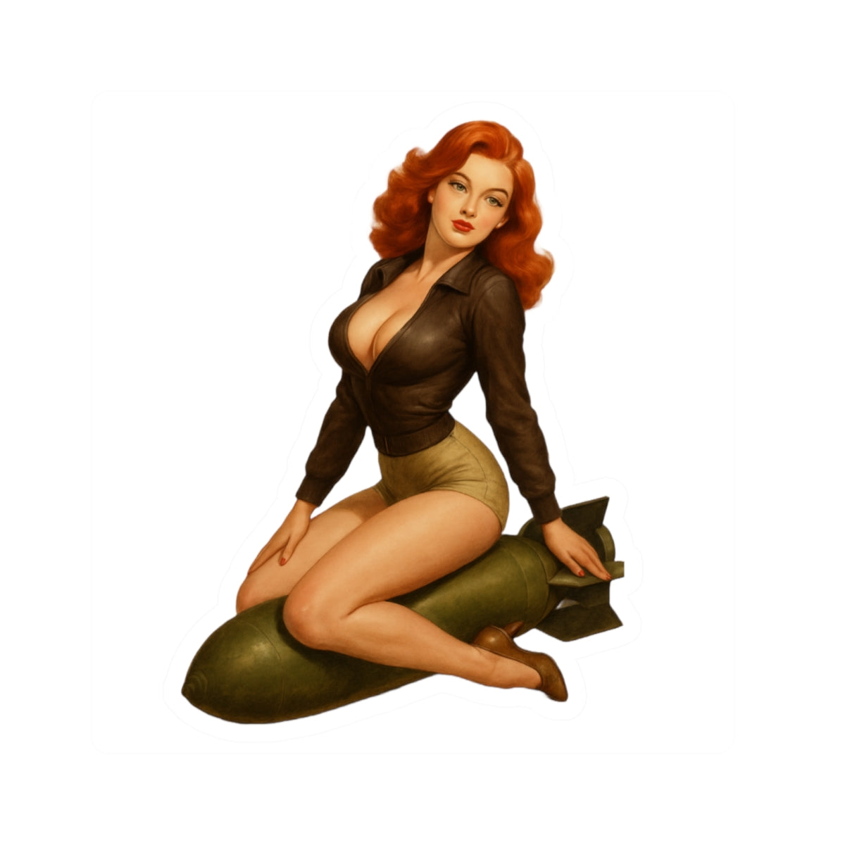 BOMBER BABE - Sticker