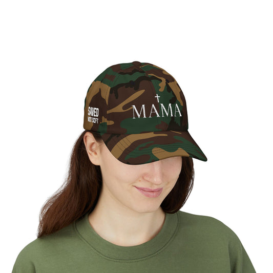 SAVED, NOT SOFT MAMA - Embroidered - 100% Cotton - Unisex