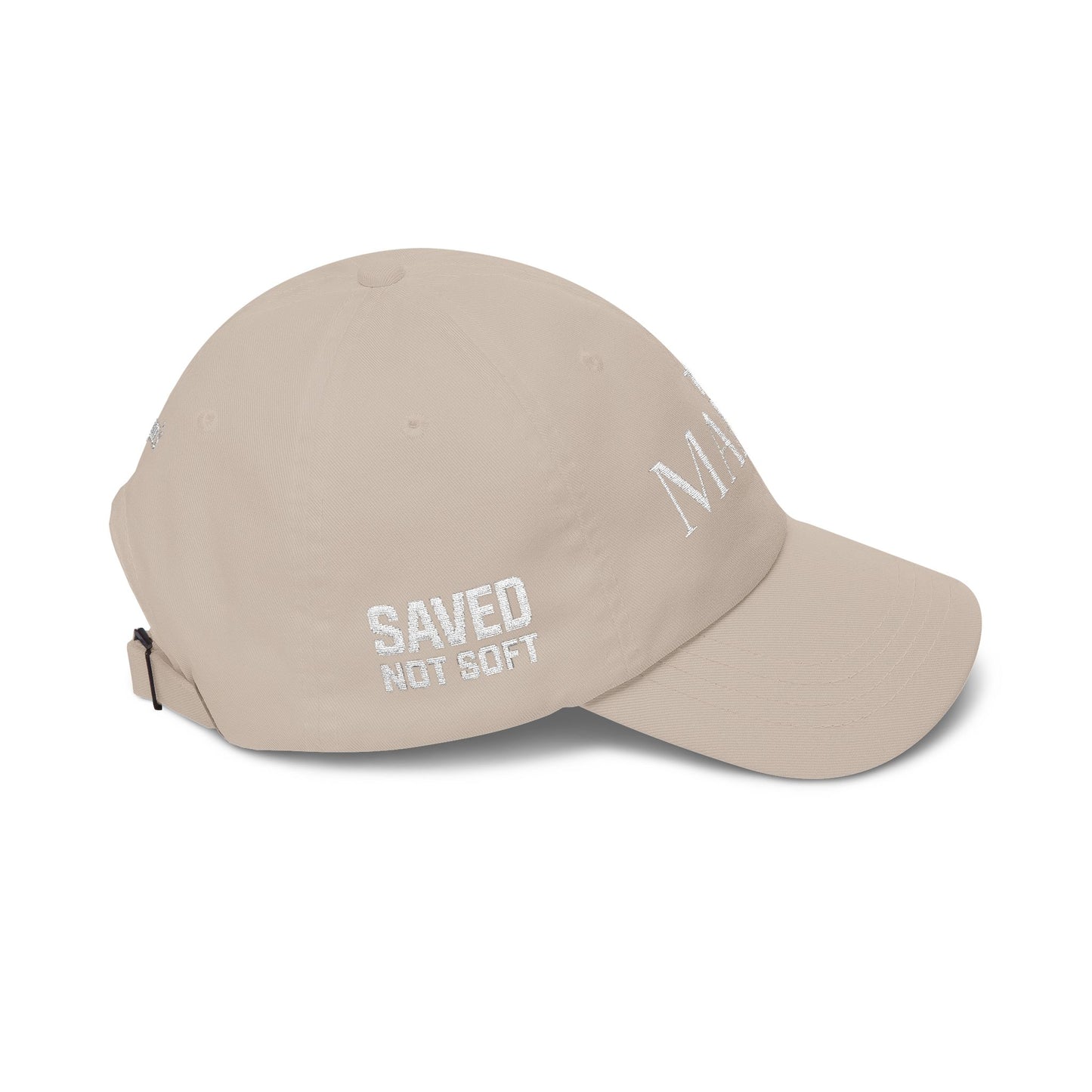 SAVED, NOT SOFT MAMA - Embroidered - 100% Cotton - Unisex