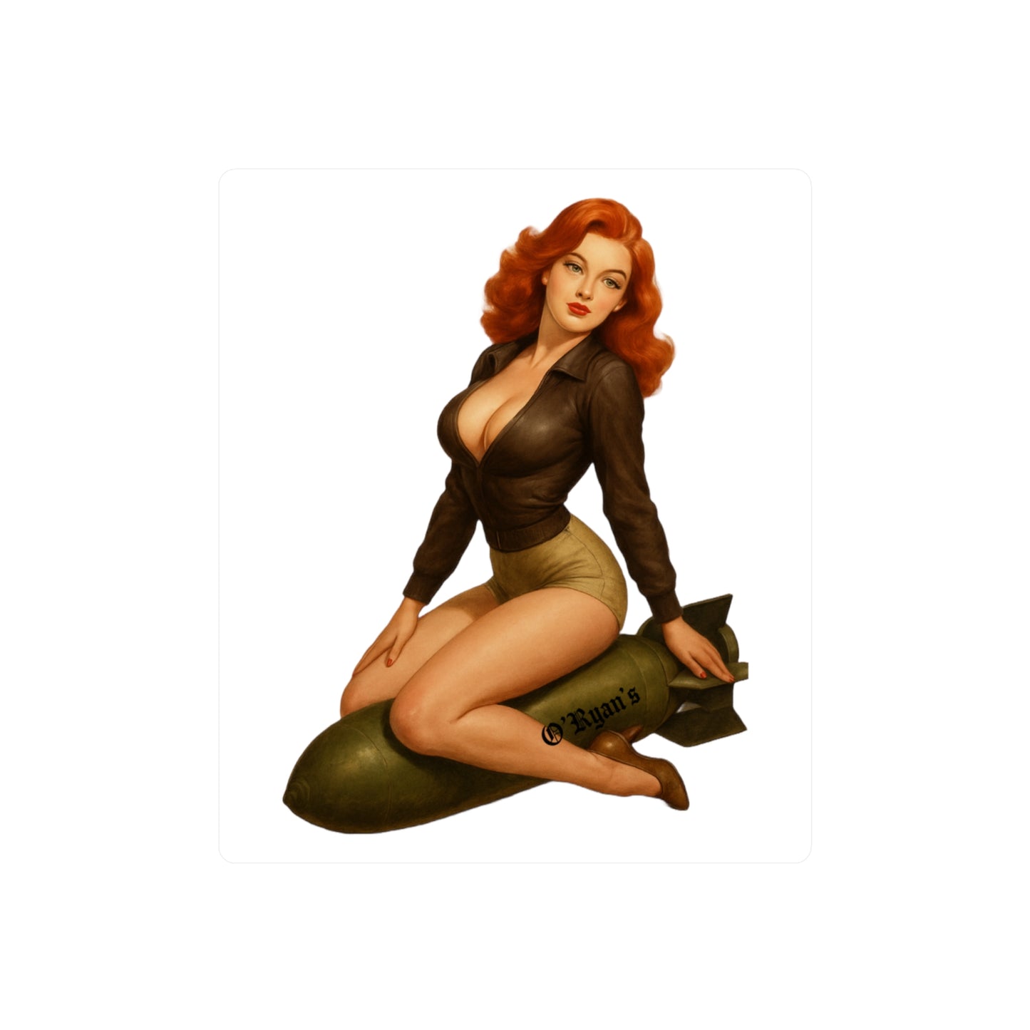 BOMBER BABE - Sticker