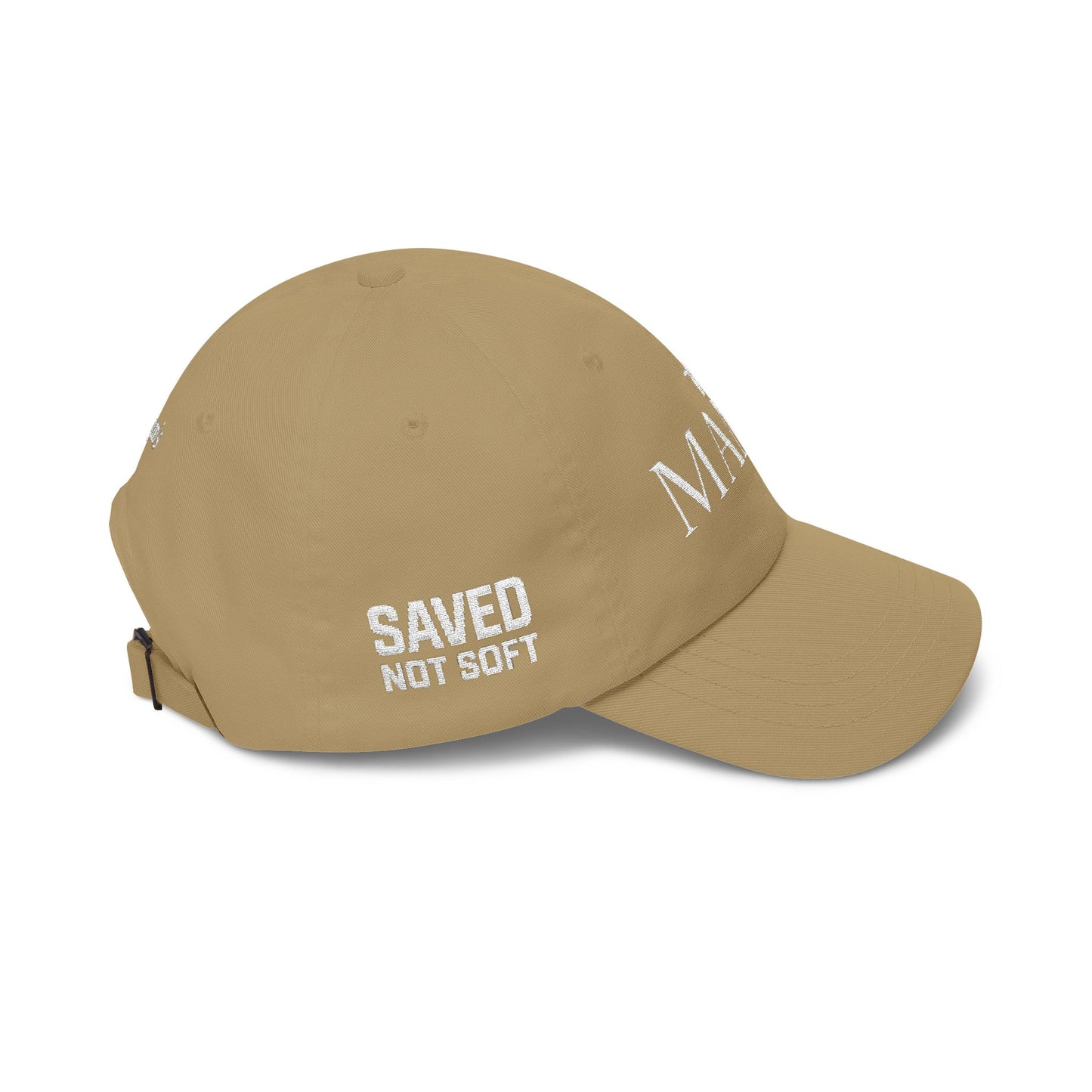SAVED, NOT SOFT MAMA - Embroidered - 100% Cotton - Unisex