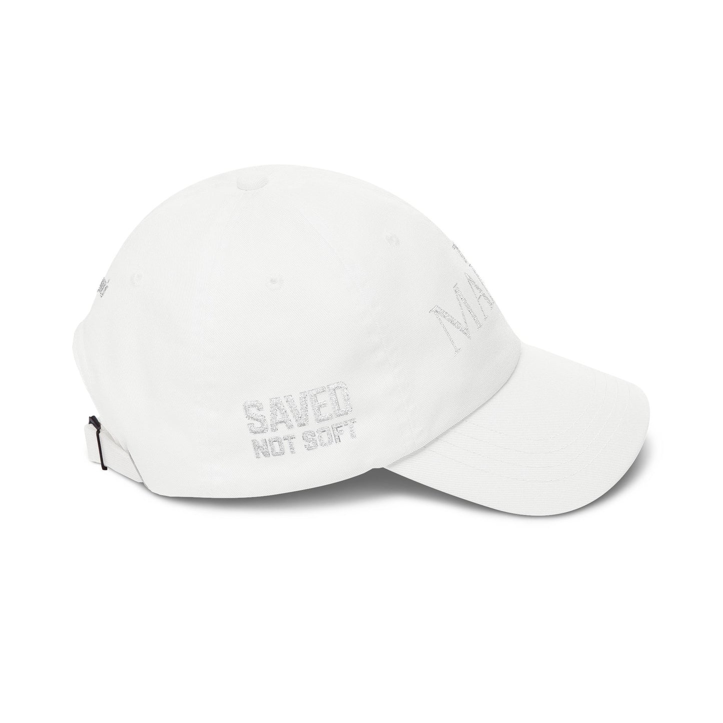 SAVED, NOT SOFT MAMA - Embroidered - 100% Cotton - Unisex