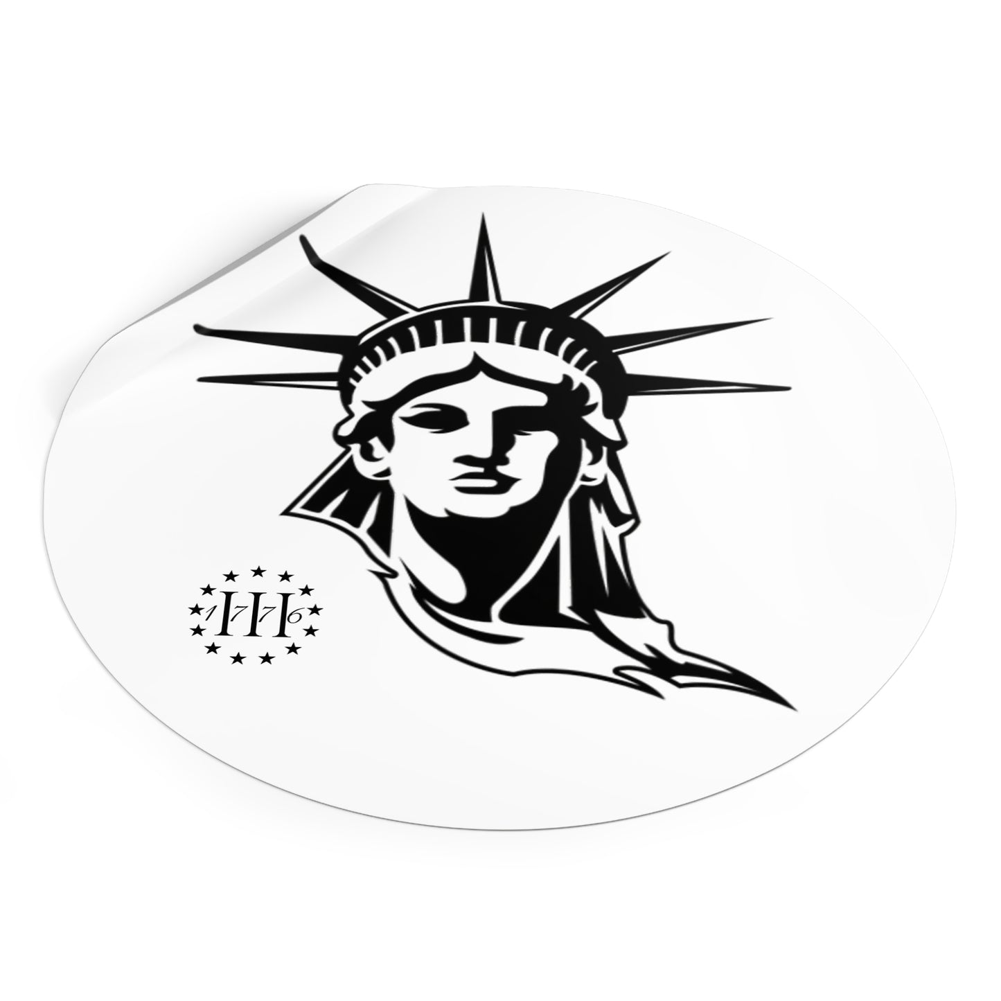LIBERTY - Round Vinyl Sticker