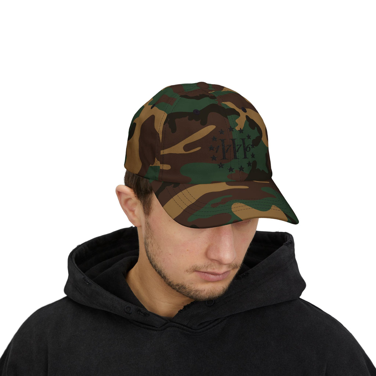 1776 DAD CAP - Embroidered - 100% Cotton - Unisex