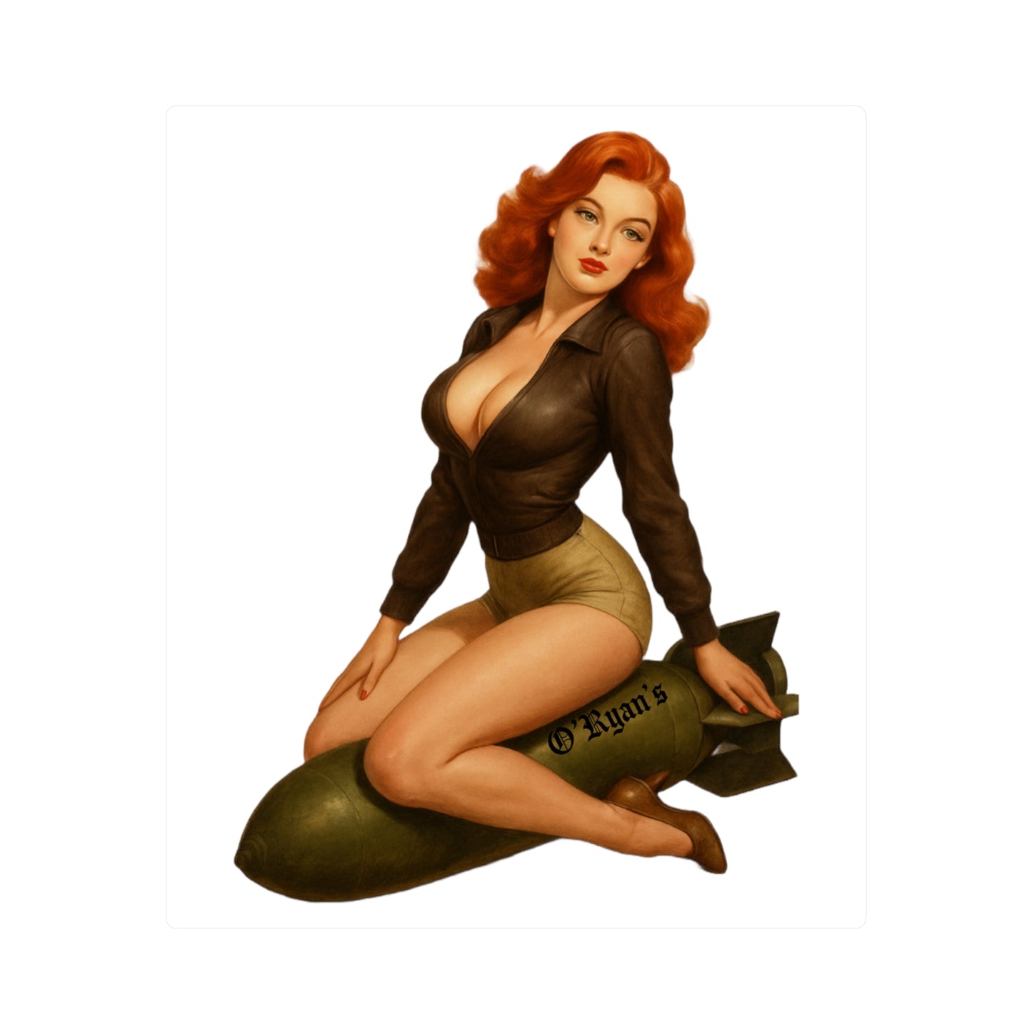 BOMBER BABE - Sticker